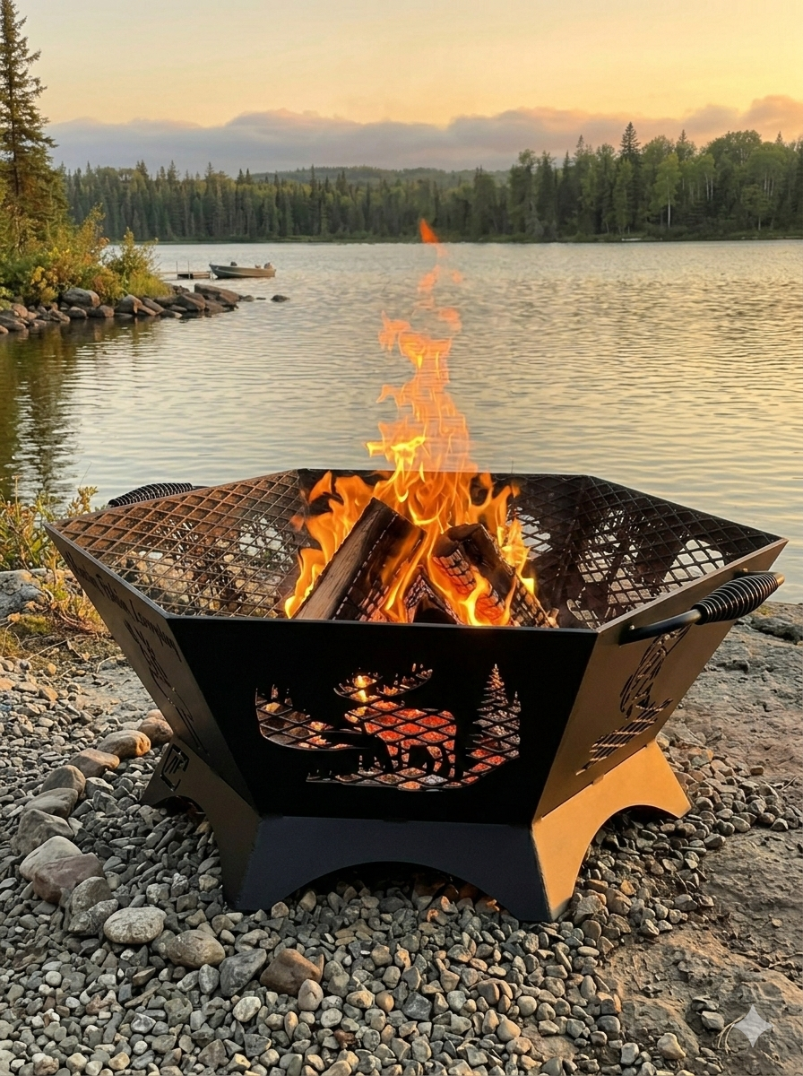 Custom Hex Fire Pit