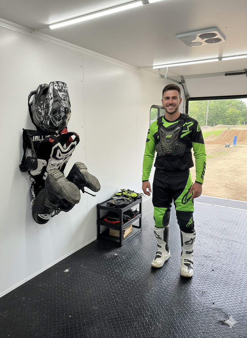 Motocross Gear Rack
