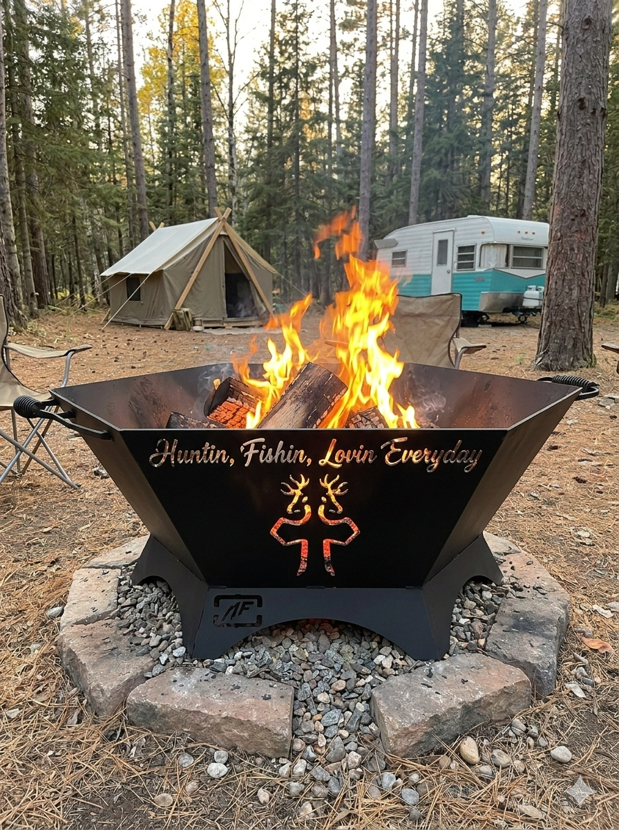 Custom Hex Fire Pit