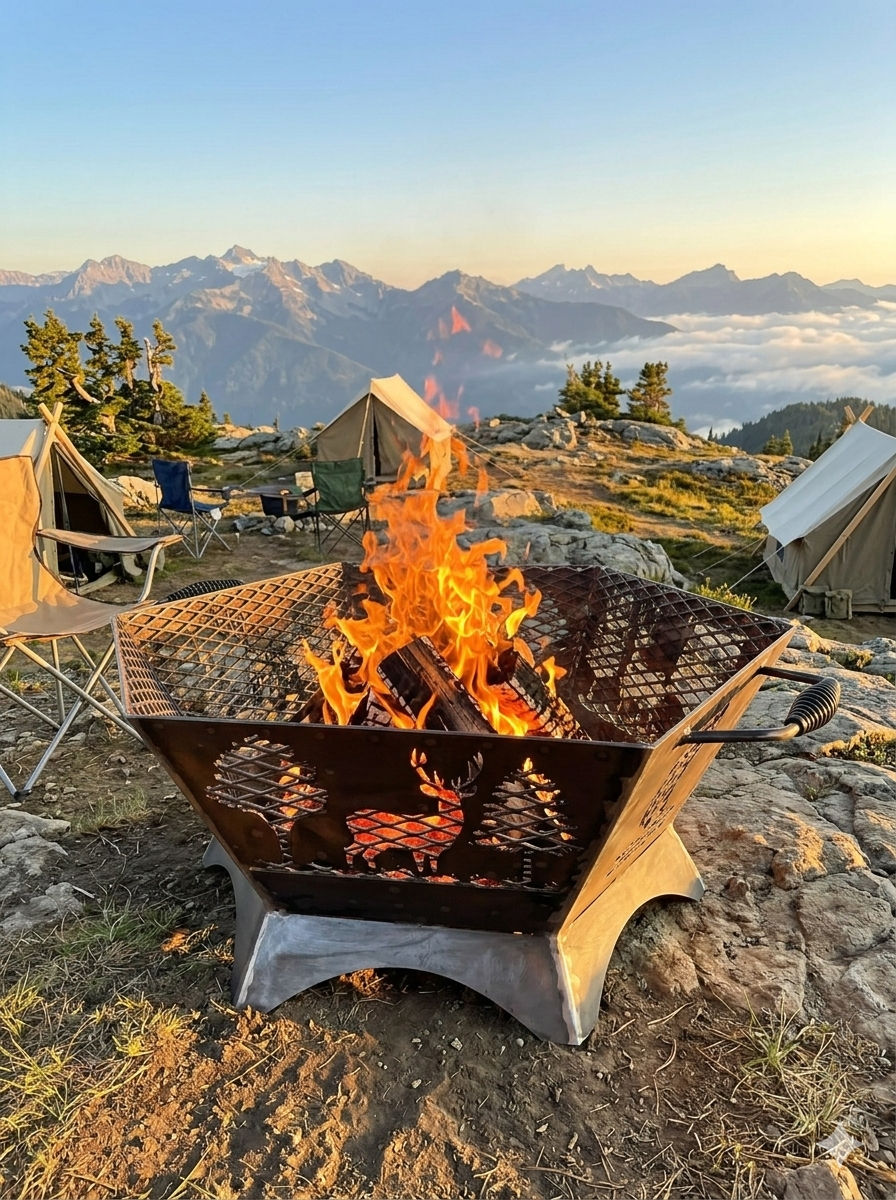 Custom Hex Fire Pit