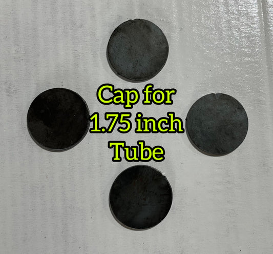 Tubing end cap for 1.75 inch tubing
